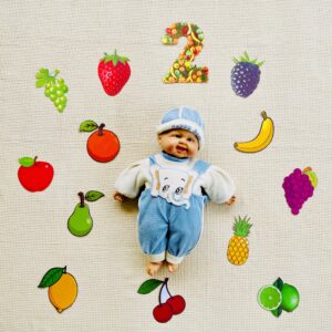 kids 2nd month birthday decor