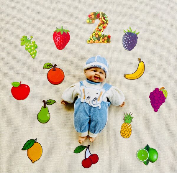 kids 2nd month birthday decor
